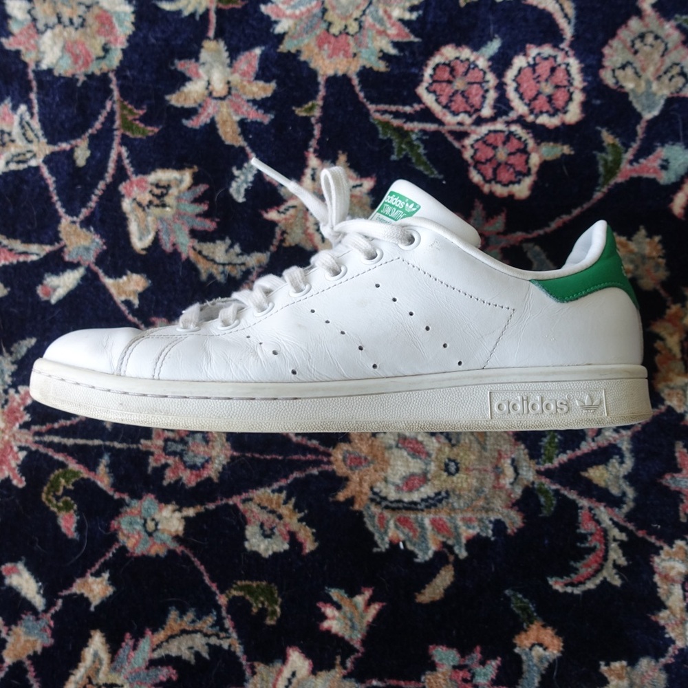 Adidas Stan Smith White\Green size 9US (men)